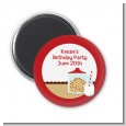 Milk & Cookies - Personalized Birthday Party Magnet Favors thumbnail