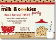 Milk & Cookies - Birthday Party Invitations thumbnail