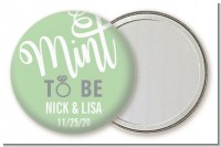 Mint To Be - Personalized Bridal Shower Pocket Mirror Favors