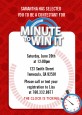 Minute To Win It Inspired - Birthday Party Invitations thumbnail