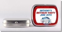 Minute To Win It Inspired - Personalized Birthday Party Mint Tins
