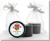 Mistletoe - Christmas Black Candle Tin Favors