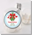 Mistletoe - Personalized Christmas Candy Jar thumbnail