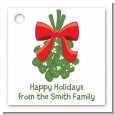 Mistletoe - Personalized Christmas Card Stock Favor Tags thumbnail