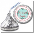 Mistletoe Wreath - Hershey Kiss Christmas Sticker Labels thumbnail
