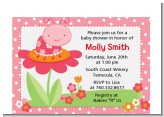 Modern Ladybug Pink - Birthday Party Petite Invitations