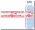 Modern Ladybug Pink - Personalized Birthday Party Water Bottle Labels thumbnail