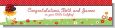 Modern Ladybug Red - Personalized Baby Shower Banners thumbnail