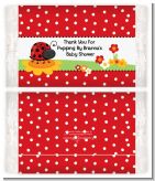 Modern Ladybug Red - Personalized Popcorn Wrapper Baby Shower Favors