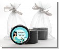 Modern Mommy Crib It's A Boy - Baby Shower Black Candle Tin Favors thumbnail