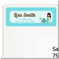 Modern Mommy Crib It's A Boy - Baby Shower Return Address Labels