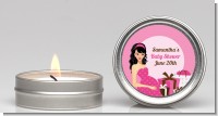 Modern Mommy Crib It's A Girl - Baby Shower Candle Favors