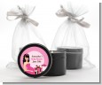 Modern Mommy Crib It's A Girl - Baby Shower Black Candle Tin Favors thumbnail