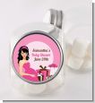 Modern Mommy Crib It's A Girl - Personalized Baby Shower Candy Jar thumbnail
