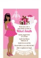 Modern Mommy Crib It's A Girl - Baby Shower Petite Invitations thumbnail