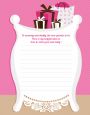 Modern Mommy Crib It's A Girl - Baby Shower Notes of Advice thumbnail