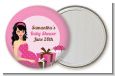 Modern Mommy Crib It's A Girl - Personalized Baby Shower Pocket Mirror Favors thumbnail