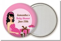 Modern Mommy Crib It's A Girl - Personalized Baby Shower Pocket Mirror Favors