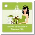 Modern Mommy Crib Neutral - Personalized Baby Shower Card Stock Favor Tags thumbnail