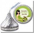 Modern Mommy Crib Neutral - Hershey Kiss Baby Shower Sticker Labels thumbnail