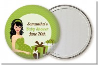 Modern Mommy Crib Neutral - Personalized Baby Shower Pocket Mirror Favors