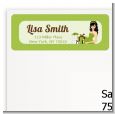 Modern Mommy Crib Neutral - Baby Shower Return Address Labels thumbnail