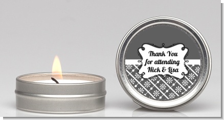 Modern Thatch Grey -  Candle Favors