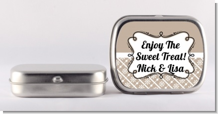 Modern Thatch Latte - Personalized  Mint Tins