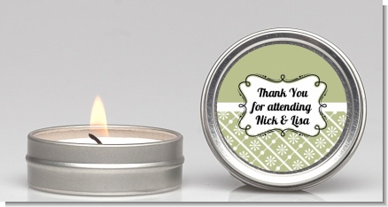 Modern Thatch Olive -  Candle Favors