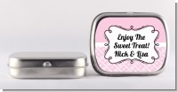 Modern Thatch Pink - Personalized Mint Tins