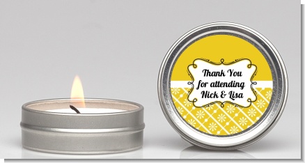 Modern Thatch Yellow -  Candle Favors
