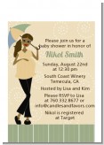 Mod Mom African American - Baby Shower Petite Invitations