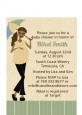 Mod Mom African American - Baby Shower Petite Invitations thumbnail