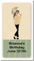 Mod Mom - Custom Rectangle Baby Shower Sticker/Labels