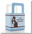 Mommy Silhouette It's a Boy - Personalized Baby Shower Favor Boxes thumbnail