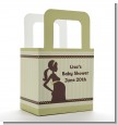 Mommy Silhouette It's a Baby - Personalized Baby Shower Favor Boxes thumbnail