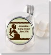 Mommy Silhouette It's a Baby - Personalized Baby Shower Candy Jar thumbnail