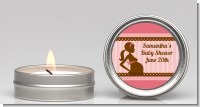 Mommy Silhouette It's a Girl - Baby Shower Candle Favors