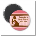 Mommy Silhouette It's a Girl - Personalized Baby Shower Magnet Favors thumbnail