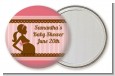 Mommy Silhouette It's a Girl - Personalized Baby Shower Pocket Mirror Favors thumbnail