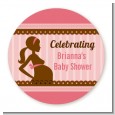 Mommy Silhouette It's a Girl - Personalized Baby Shower Table Confetti thumbnail