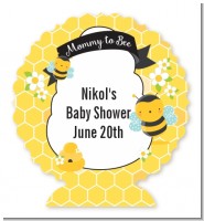 Mommy To Bee - Personalized Baby Shower Centerpiece Stand