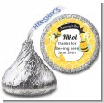 Mommy To Bee - Hershey Kiss Baby Shower Sticker Labels thumbnail