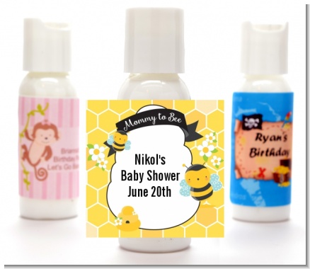 Mommy To Bee - Personalized Baby Shower Lotion Favors