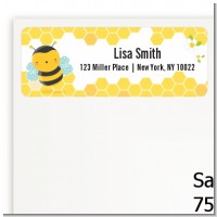 Mommy To Bee - Baby Shower Return Address Labels