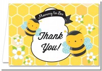 Mommy To Bee - Baby Shower Thank You Cards