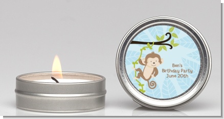 Monkey Boy - Baby Shower Candle Favors