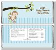 Monkey Boy - Personalized Baby Shower Candy Bar Wrappers thumbnail
