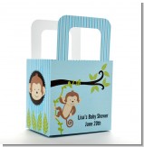 Monkey Boy - Personalized Baby Shower Favor Boxes