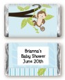 Monkey Boy - Personalized Baby Shower Mini Candy Bar Wrappers thumbnail
